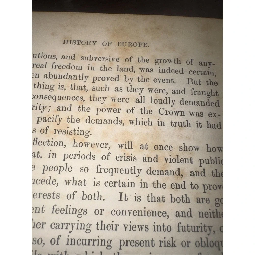 Bart Sir‎ Archibald Alison / HISTORY OF EUROPE FROM THE FALL OF NAPOLEON 1852
